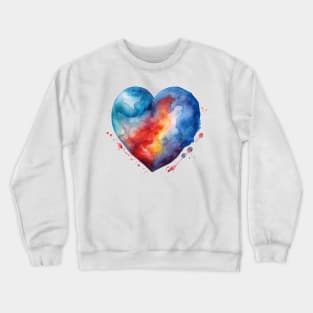 Rainbow Heart Shape #2 Crewneck Sweatshirt